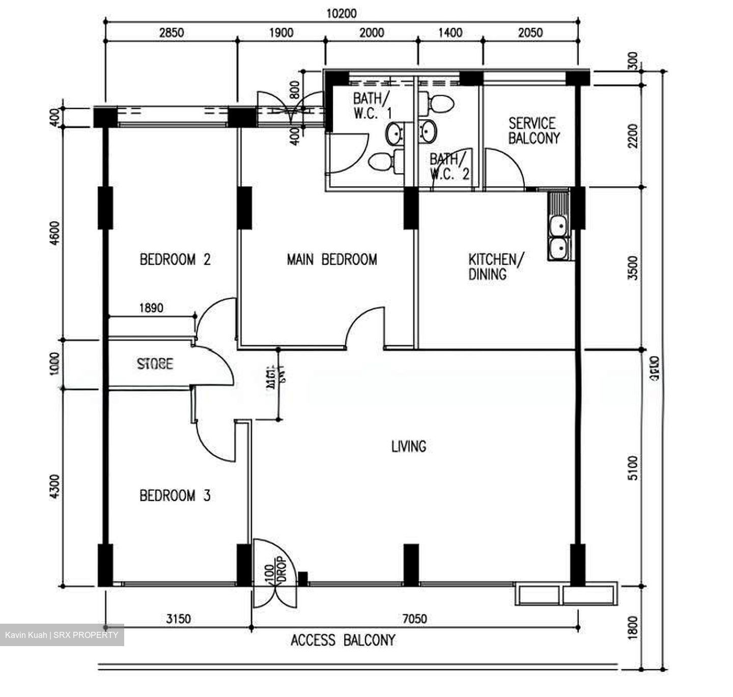 Blk 845 Jurong West Street 81 (Jurong West), HDB 4 Rooms #628160091